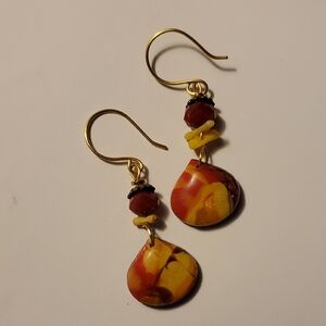 Lava Flow Dangle Earrings